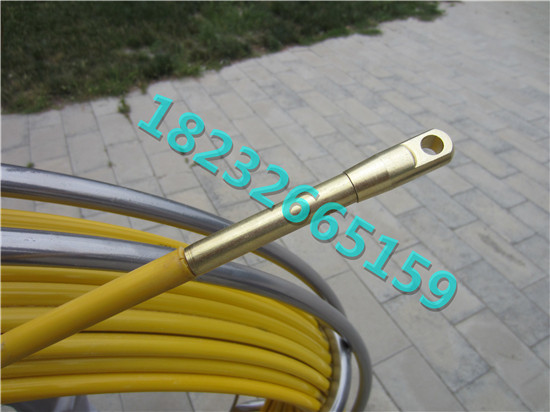  玻璃钢穿管器国标穿孔器管道穿线器8mm*200米大车架
