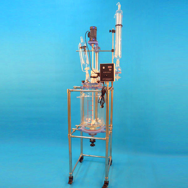 多功能双层玻璃反应釜生产厂家-高真空双层玻璃反应釜供应