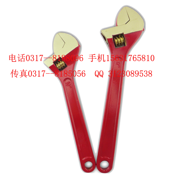 喷红涂活扳手，防爆活扳手，承德活络板子