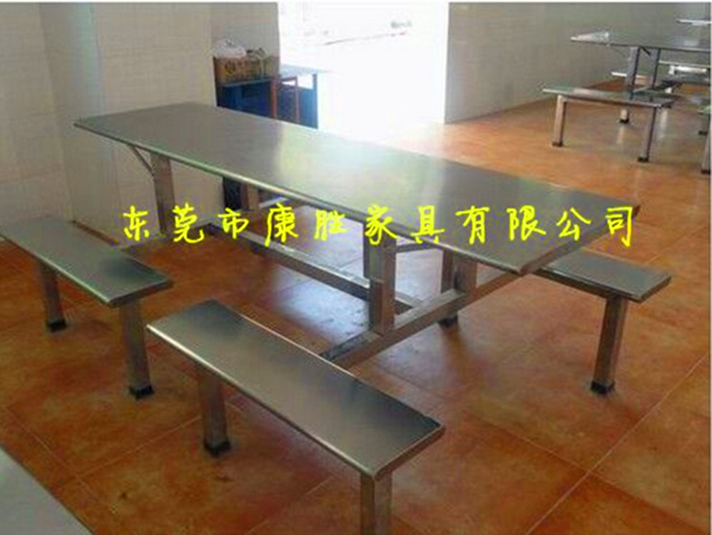 深圳不锈钢食堂餐桌价格合理批发东莞食堂不锈钢餐桌椅价格
