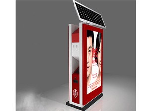 户外果皮箱报价 室外带广告位垃圾箱 广告垃圾箱厂 固美供