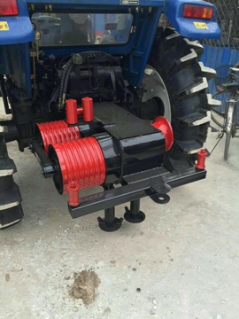 四轮拖拉机绞磨 拖拉机牵引绞盘