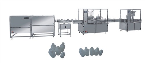 生物疫苗灌装生产联动线,理瓶机,贴标机,灼灿供