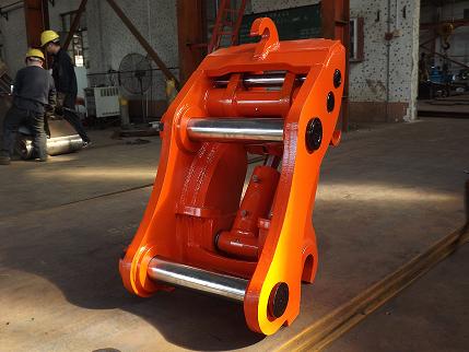 福建力士德20t挖掘机机械快速连接器使用方法