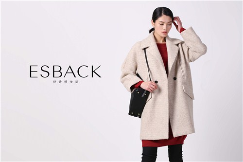 品牌服装加盟想加盟品牌女装宁波女装伊思君凯供-大翻领简约呢外套