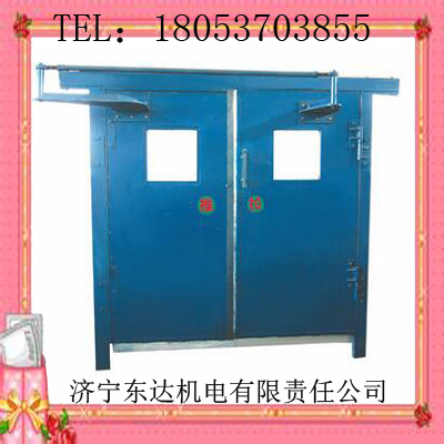 厂家定做矿用无压风门,大巷平衡门
