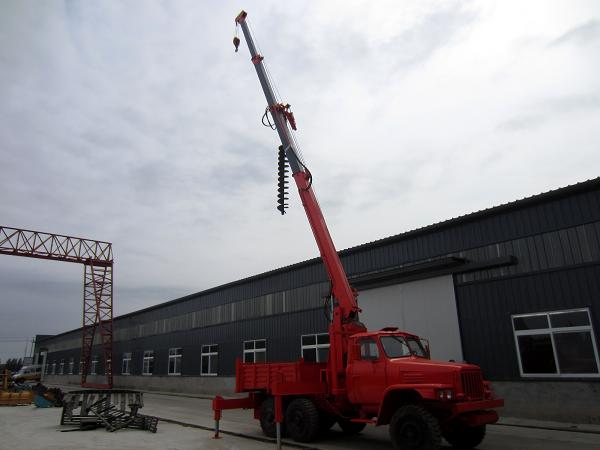 新型带打孔机式汽车吊车 工程机械起重机5吨20米随车吊