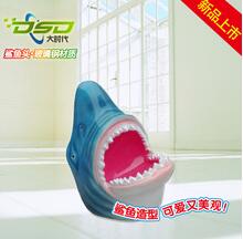 装饰鲨鱼头 造型逼真 玻璃钢技术 源头好货
