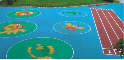 石家庄幼儿园卡通地板 PVC地板