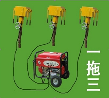 防汛打桩机 便携式打桩机 柴油式打桩机 气动打桩机 小型打桩机