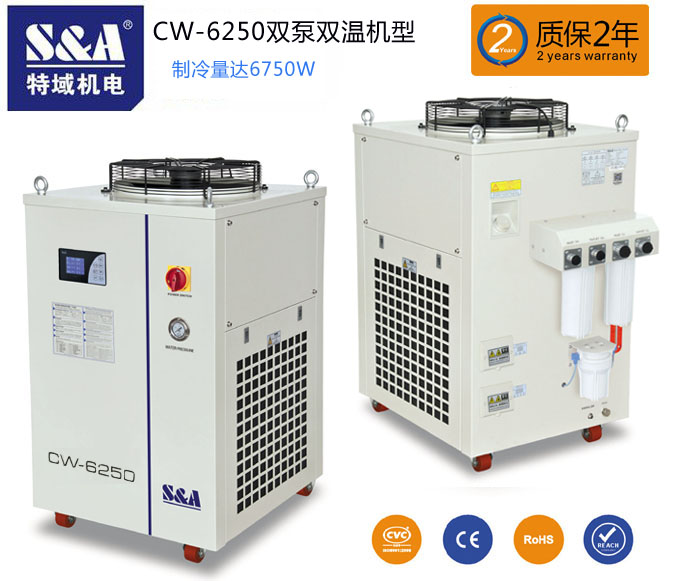 1kw连续光纤激光器伴侣-特域冷水机CW-6250