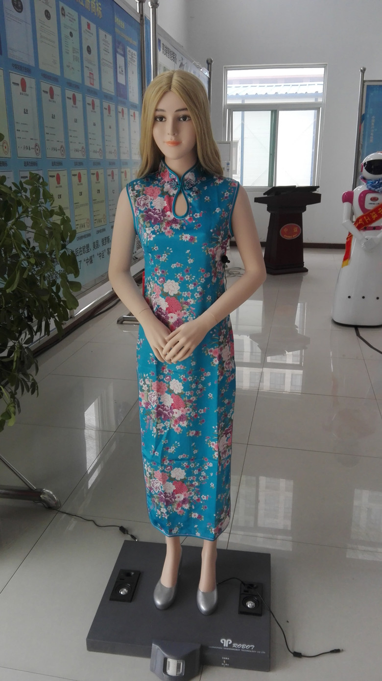 智能仿真人迎宾机器人
