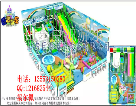 电动淘气堡组合，儿童欢乐淘气堡