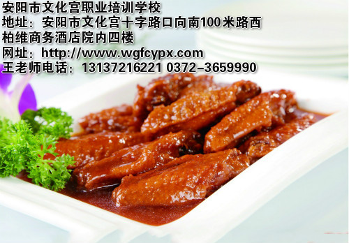 专业家常菜培训班 安阳可乐鸡翅技术 王广峰餐饮技术