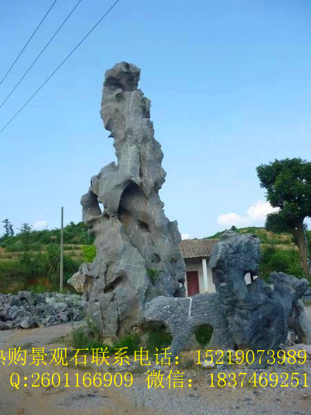 文昌好看的黄蜡石太湖石假山石台面石