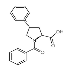 反式-1-苯甲酰-4-苯基-L-脯氨酸  CAS号：120851-71-0