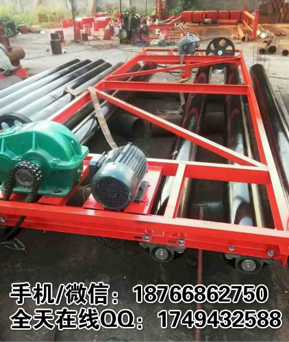 江苏无锡传统滚筒型混凝土路面摊铺机加厚无缝钢管三辊轴整平机 摊铺密实性好