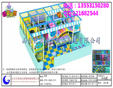 菏泽淘气堡滑梯,儿童游乐园