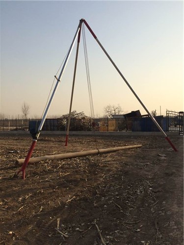 铝合金通信杆管式抱杆使用方法
