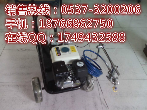 黑龙江鸡西高品质常温冷漆道路标线机 汽油手推划线车出厂价批发