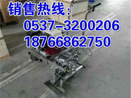 陕西西安路面养护机械 手推式塑胶跑道划线车 人造草坪球场标线机 运动场地划线
