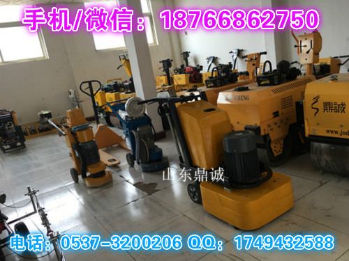 山西吕梁手扶四盘12头地坪研磨机 旧环氧地坪翻新机 硬化地坪打磨抛光机