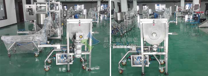 更新换代新产品--成都半自动颗粒酱料灌装机