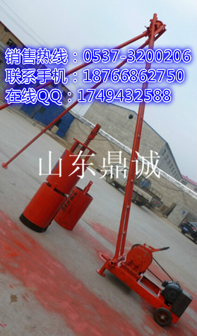 江西鹰潭旱井打桩机 全套设备土层型电动洛阳铲 安全操作地基打眼夯