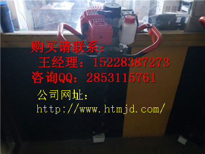 宜州批发手提式植树挖坑机价格，小型便携式打坑机效率