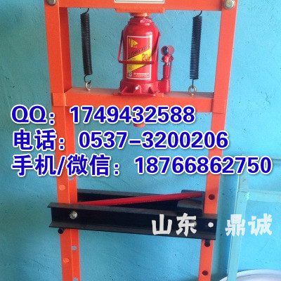 湖北随州手动液压压力机 20T门型压力机 汽车保修工具压床