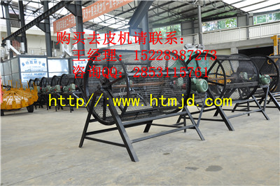 忠县新型滚筒去皮机厂家研发，青皮核桃去皮机生产厂家