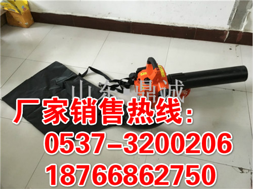 山西大同便携式汽油吸叶机 省力能耗低 二冲程汽油吹吸树叶风机配收集袋