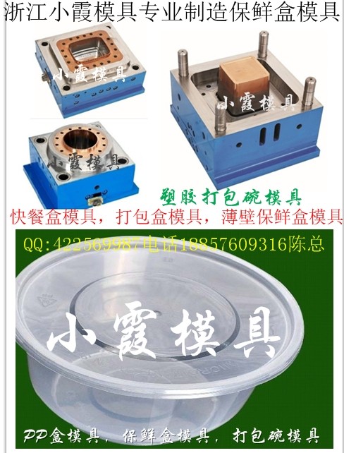 咨询塑料冷藏盒模具  塑料保温桶模具，200ml薄壁快餐盒模具价位