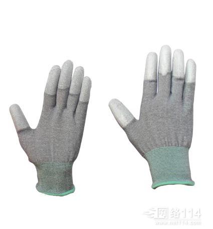 耐高温防静电手套，威海美安防静电手套