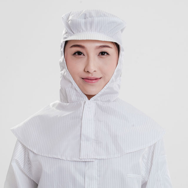 威海防静电披肩帽，美安防静电帽子图片