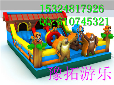 新品充气大滑梯 滑梯