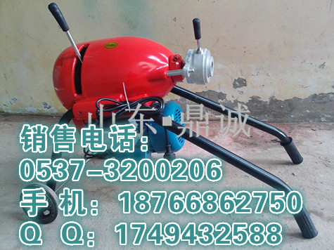 吉林延边下水道疏通器 电动管道疏通机 大型市政管道清理机 管道疏通器