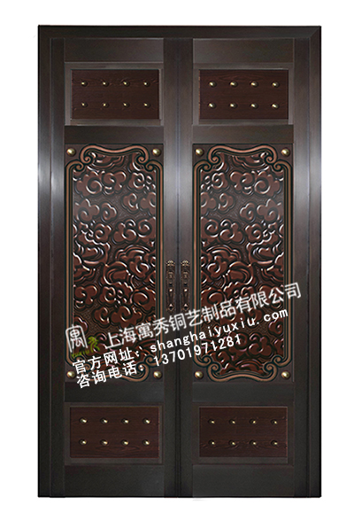 上海铜门花板数控雕刻加工,寓秀供,铜雕刻加工厂家