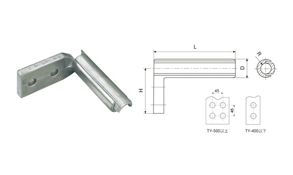 国网入围优质TY-35/6 TY-350/8铝合金液压型T形线夹