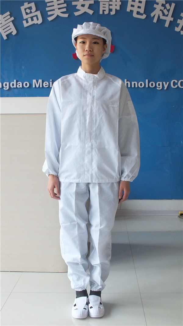 威海防静电工作服哪里好？美安防静电分体服厂家