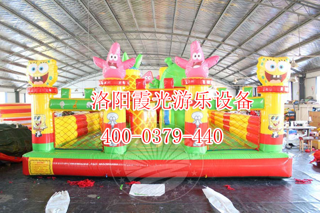 海绵宝宝充气玩具价格【霞光游乐设备】