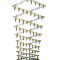 路障破胎器价格 铝合金手动路障拦车器价格