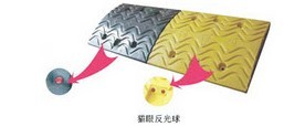 金华市橡胶减速带厂家直销 道路橡胶减速带批发价格
