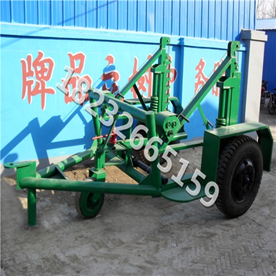 轻松提升线盘液压电缆拖车 机械8T 线缆盘拖车液压钢线拖车