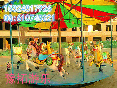 广场简易转马