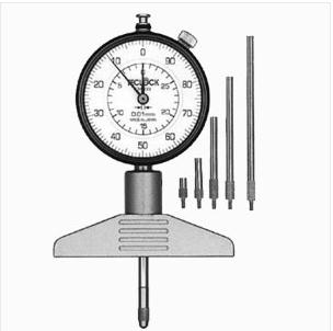 供应日本Teclock得乐DM233深度表30*0.01mm钢球圆形深度计