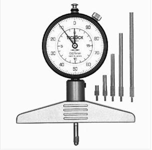 供应日本Teclock得乐DM224深度表20*0.01mm钢球圆深度计