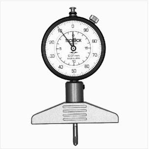 供应日本Teclock得乐DM223深度表20*0.01mm钢球圆深度计