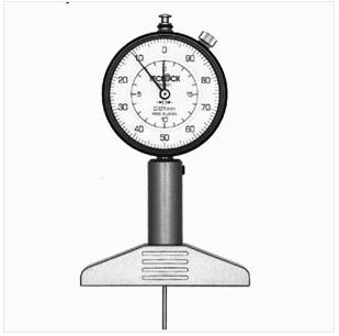 供应日本Teclock得乐DM221深度表20*0.01mm平头深度计