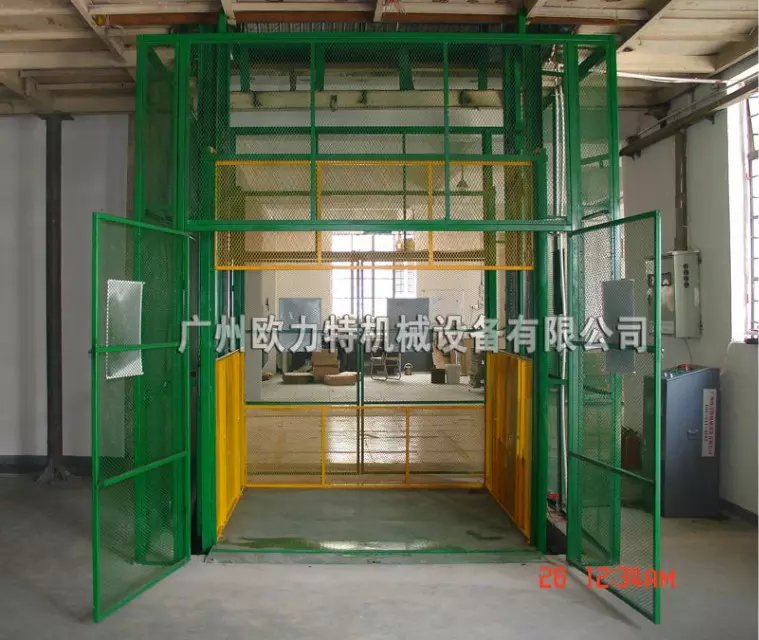 花都区工业厂房导轨式升降平台
